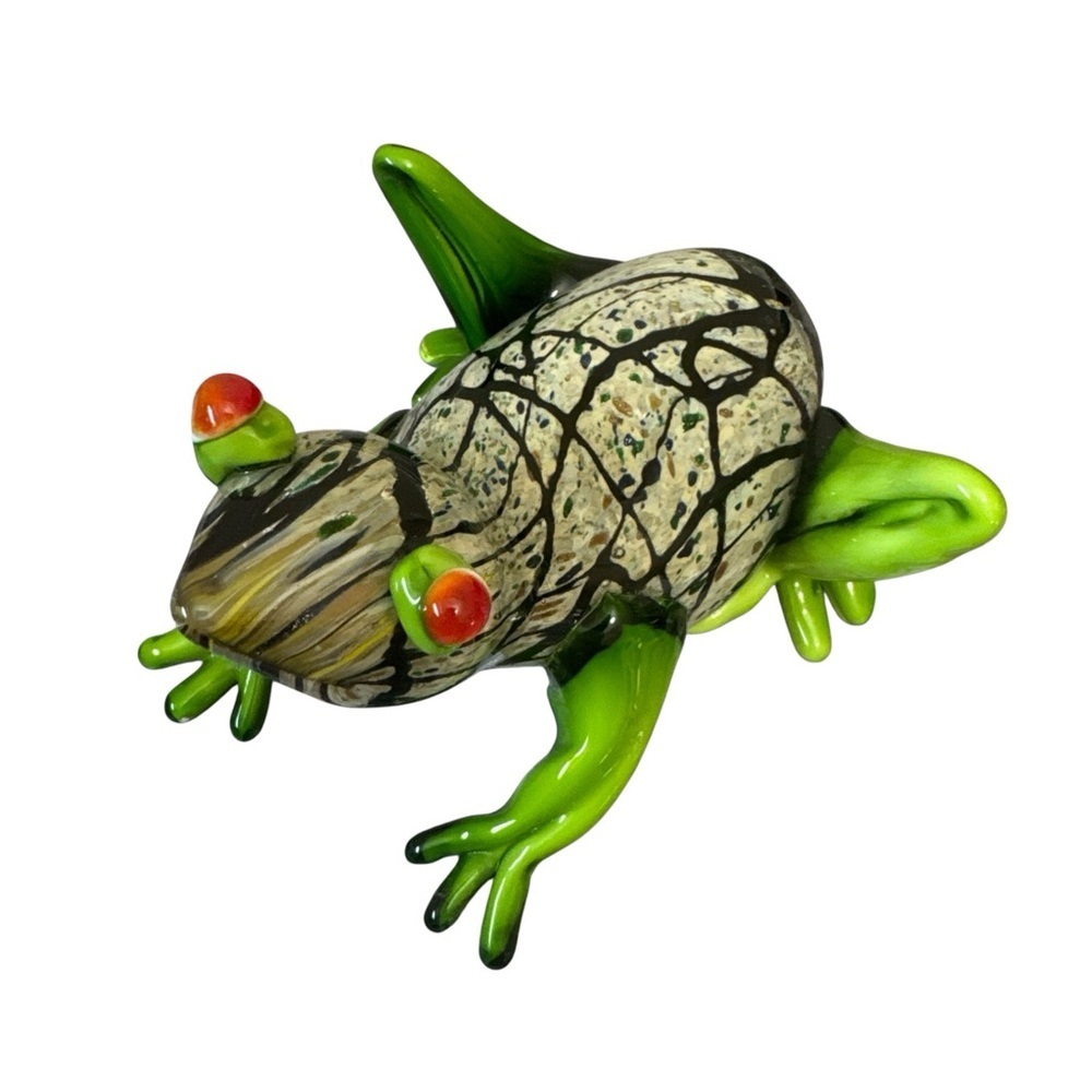 Glass Frog Figurine